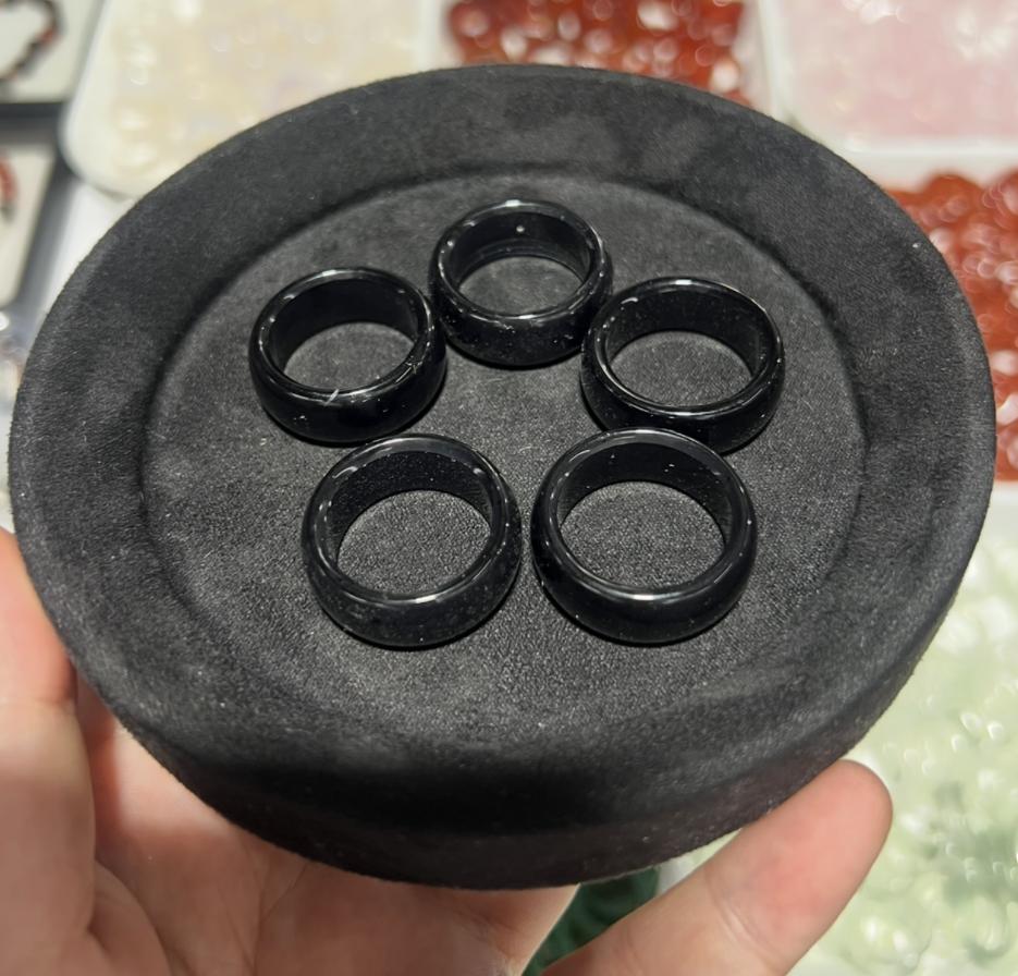 Wholesale Hard bangle Agate Rings different color