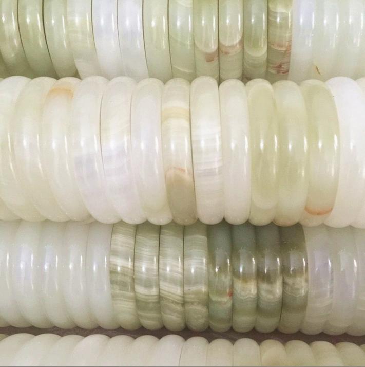 Wholesale Wide Afghan jade bangle with banding