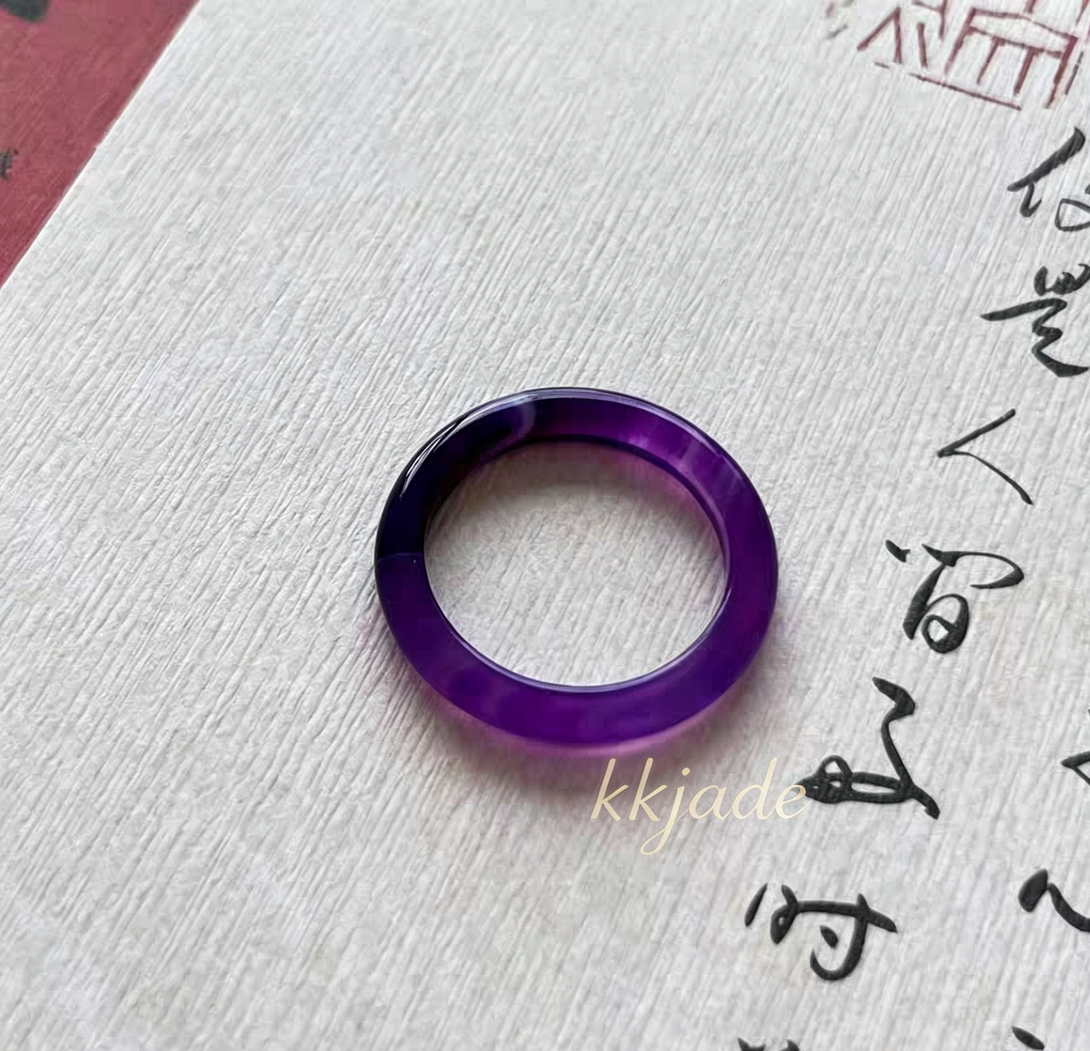 Natural Colorful Banded Agate Ring Fashion Daily Women Jewelry Gift