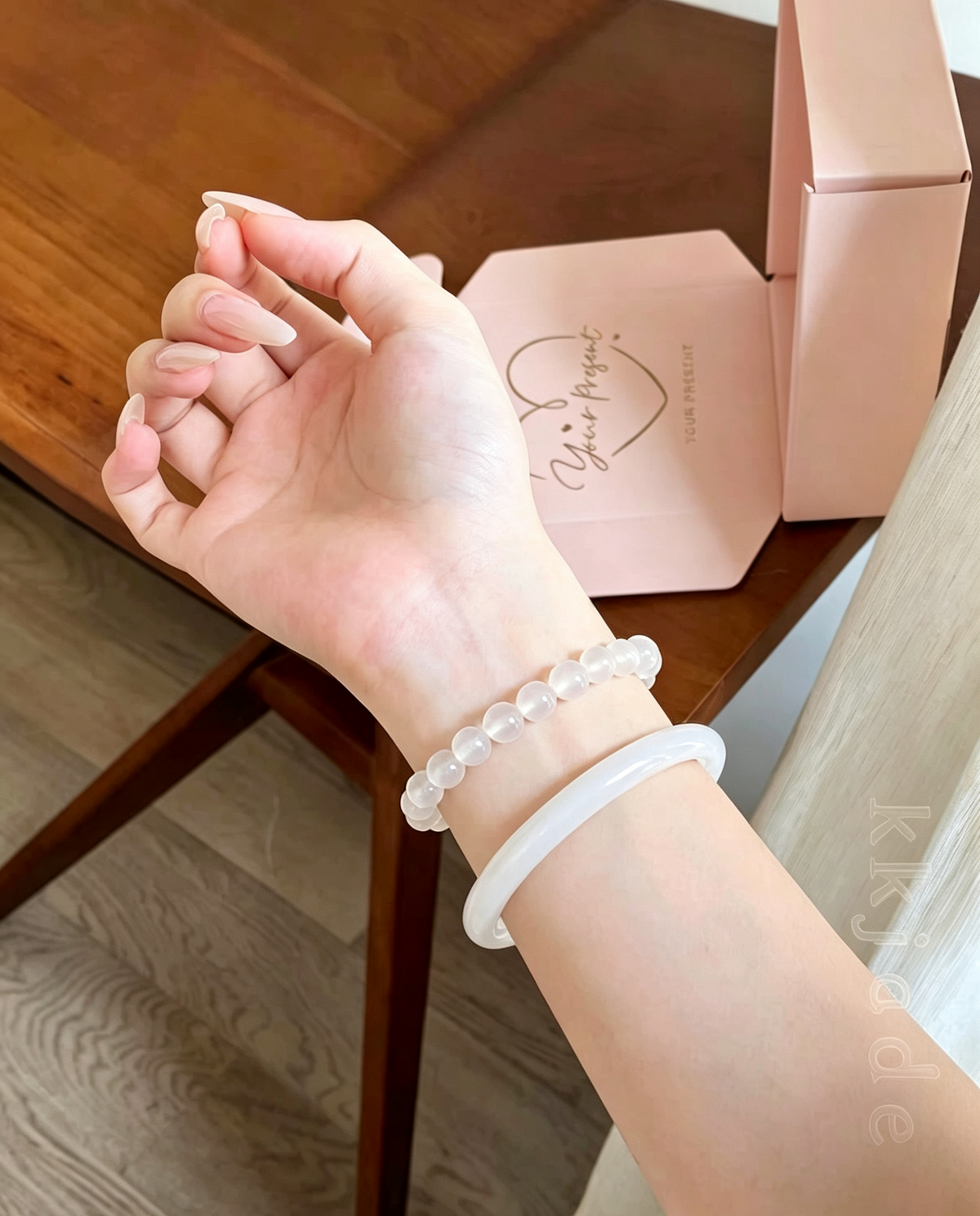 Natural Afghanistan Jade Bangle Bracelet, Multi-Color Genuine Jade Stone Bracelet in Green White Pink Yellow, Healing Crystal Bangle Gift for Women