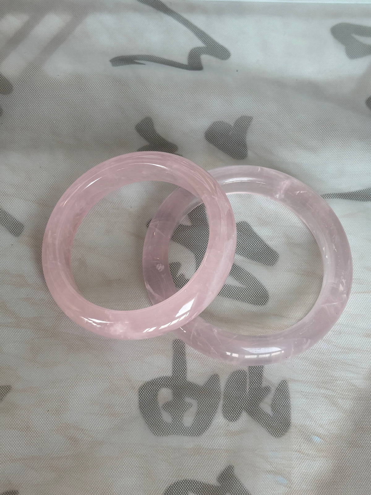 Natural Rose Quartz Bangle – The Stone of Love, Only $30