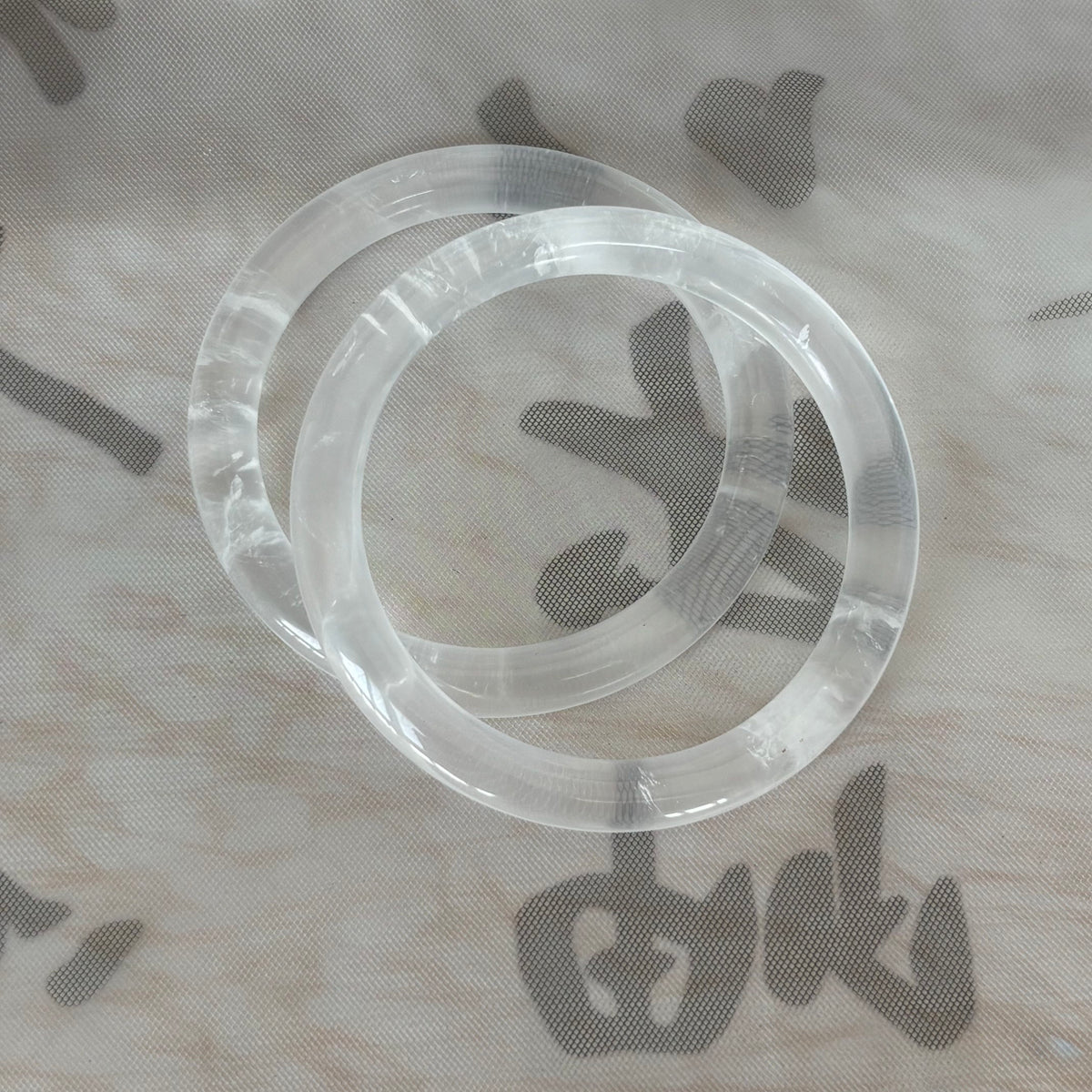 Natural Clear Crystal Bangle – Pure White Quartz, Only $25