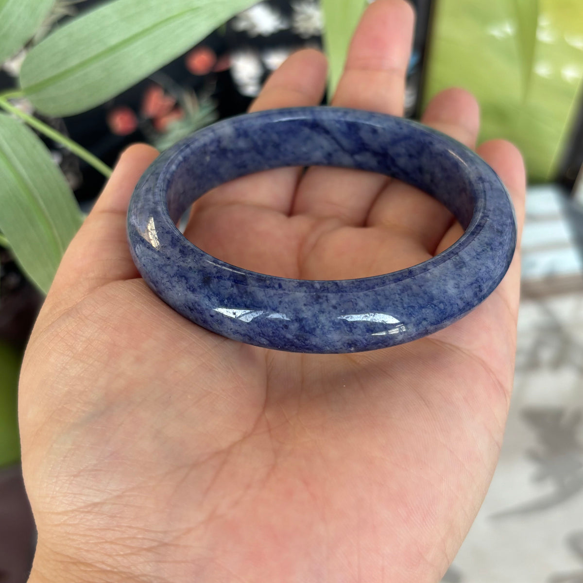 Mysterious Blue Aventurine Bangle – The Rare Blue Quartz That Stops People Mid-Sentence, Only $25