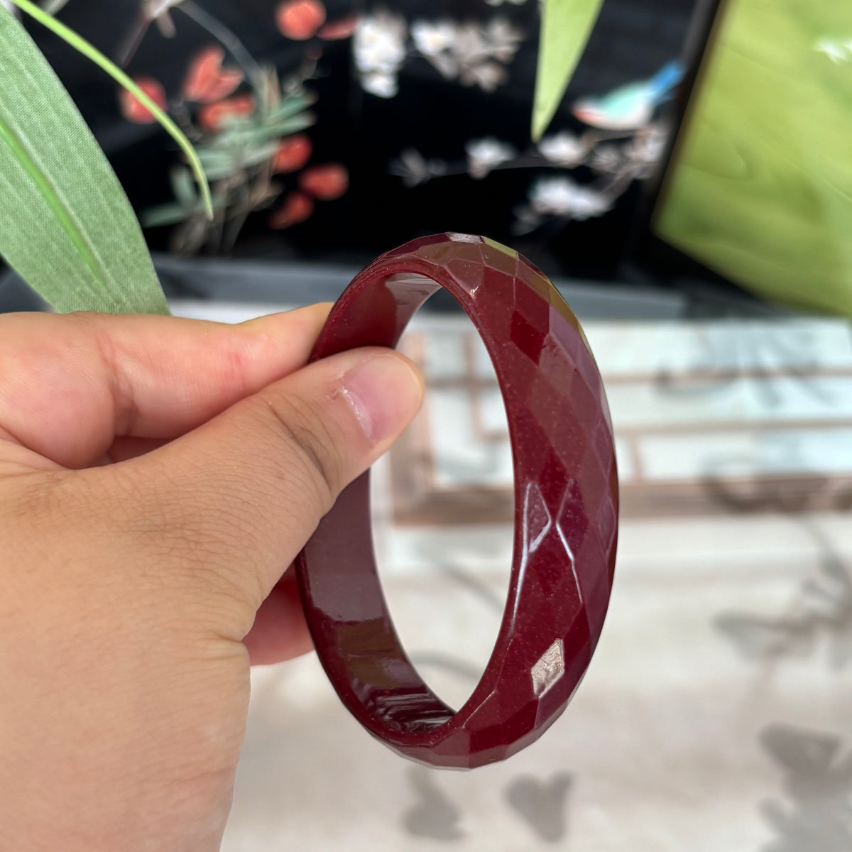 Natural Red Cinnabar Bangle – A Timeless Amulet of Protection & Luck