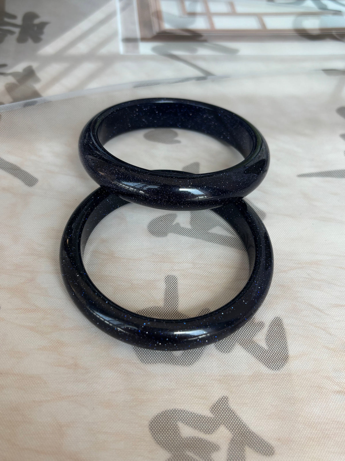 Blue Sandstone Bangle – Not Natural, But Pure Starlight, Only $25