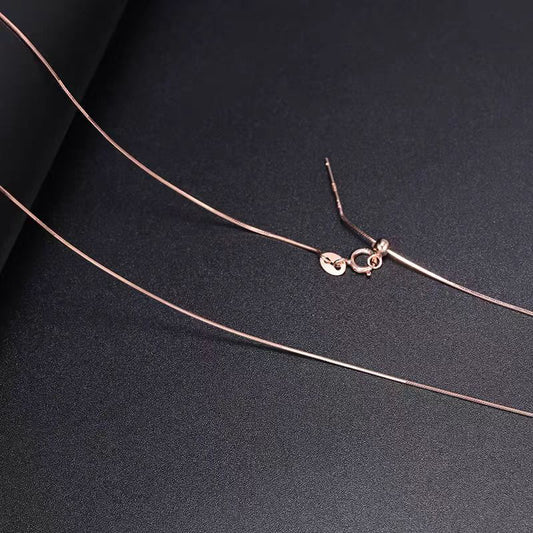 S925 Chain Silver necklace needle chain