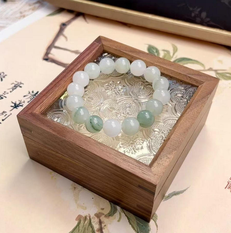 Wholesale celesite mountain jade Tianshan Jade bracelet