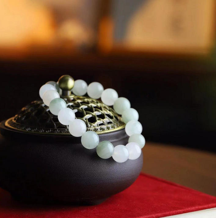 Wholesale celesite mountain jade Tianshan Jade bracelet