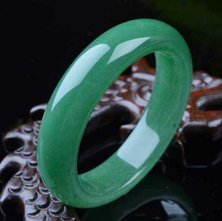Natural high-quality aventurine jade hard bangle