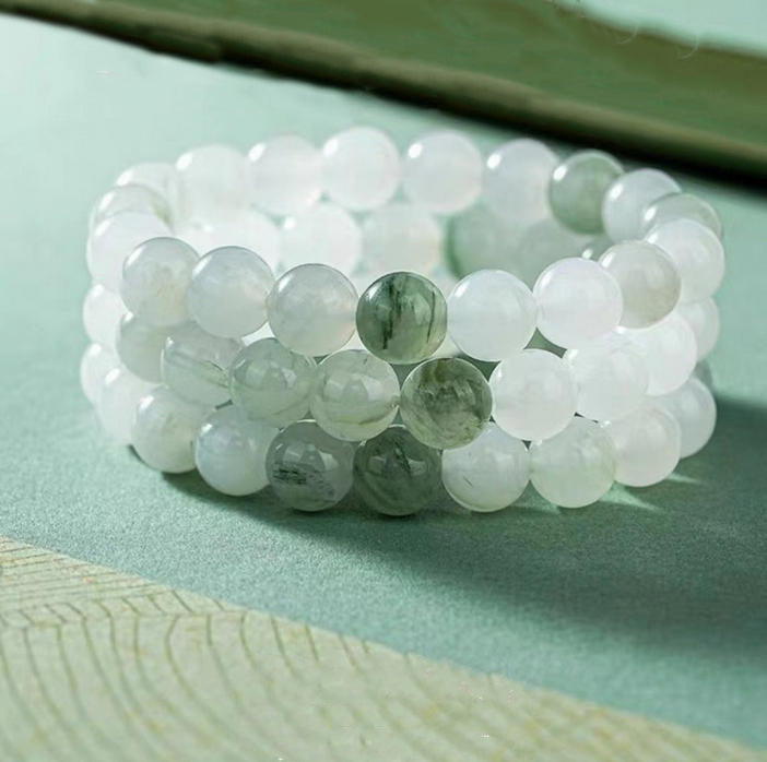 Wholesale celesite mountain jade Tianshan Jade bracelet