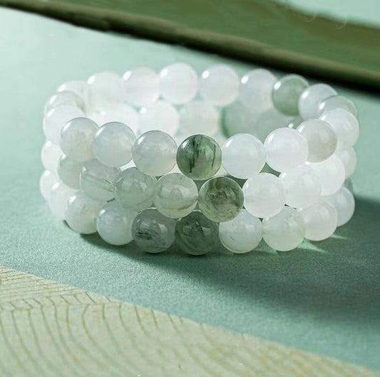 Wholesale celesite mountain jade Tianshan Jade bracelet